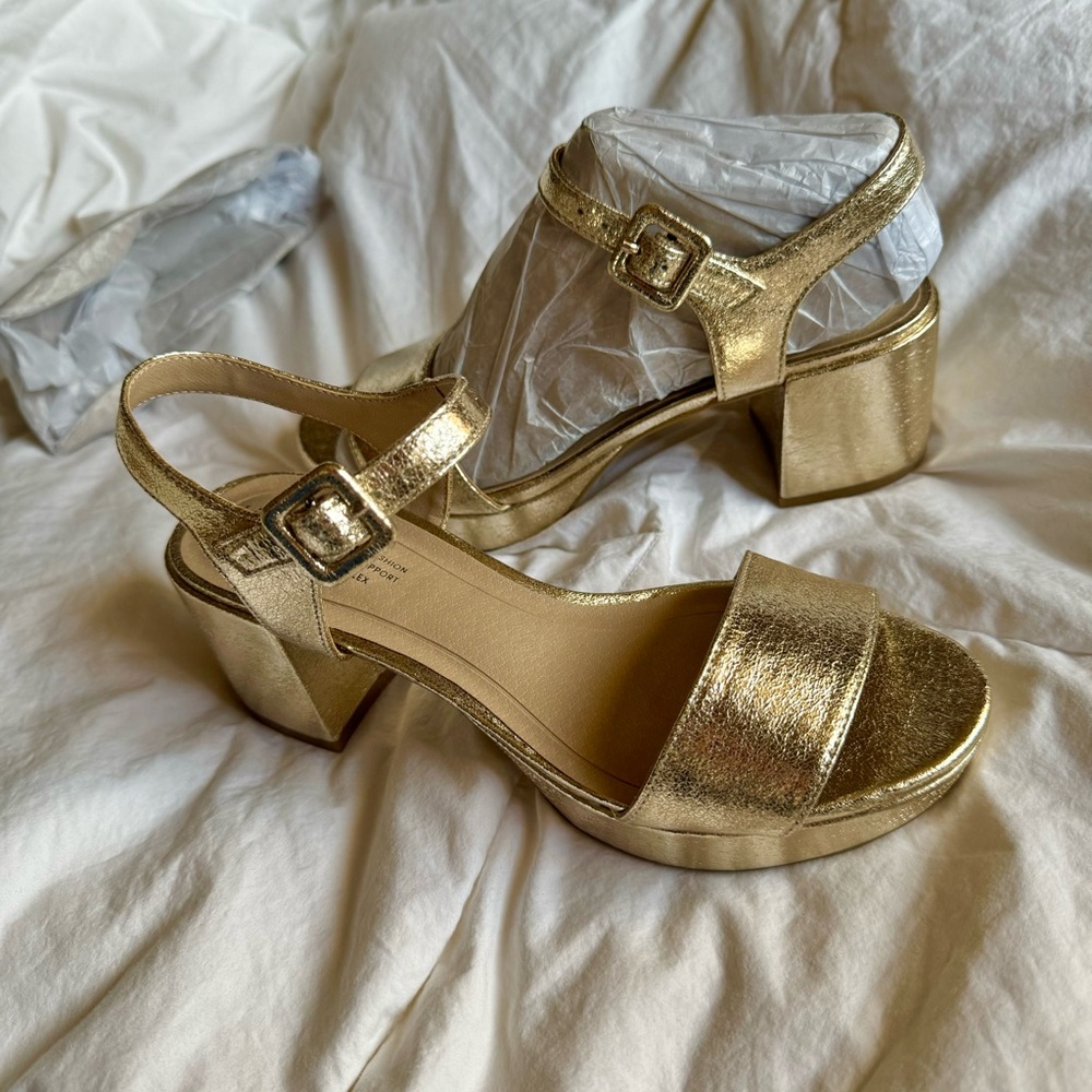 LIFE STRIDE Rhythm Block Heel Sandal Size 5.5M